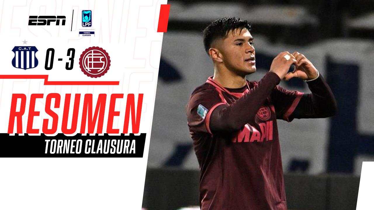 Con un cierre de partido apabullante, Lanús goleó 3-0 a Talleres en Córdoba