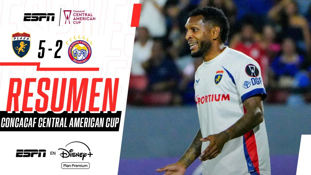 ¡Plaza Amador goleó a Xelajú y es escolta en la Central American Cup!