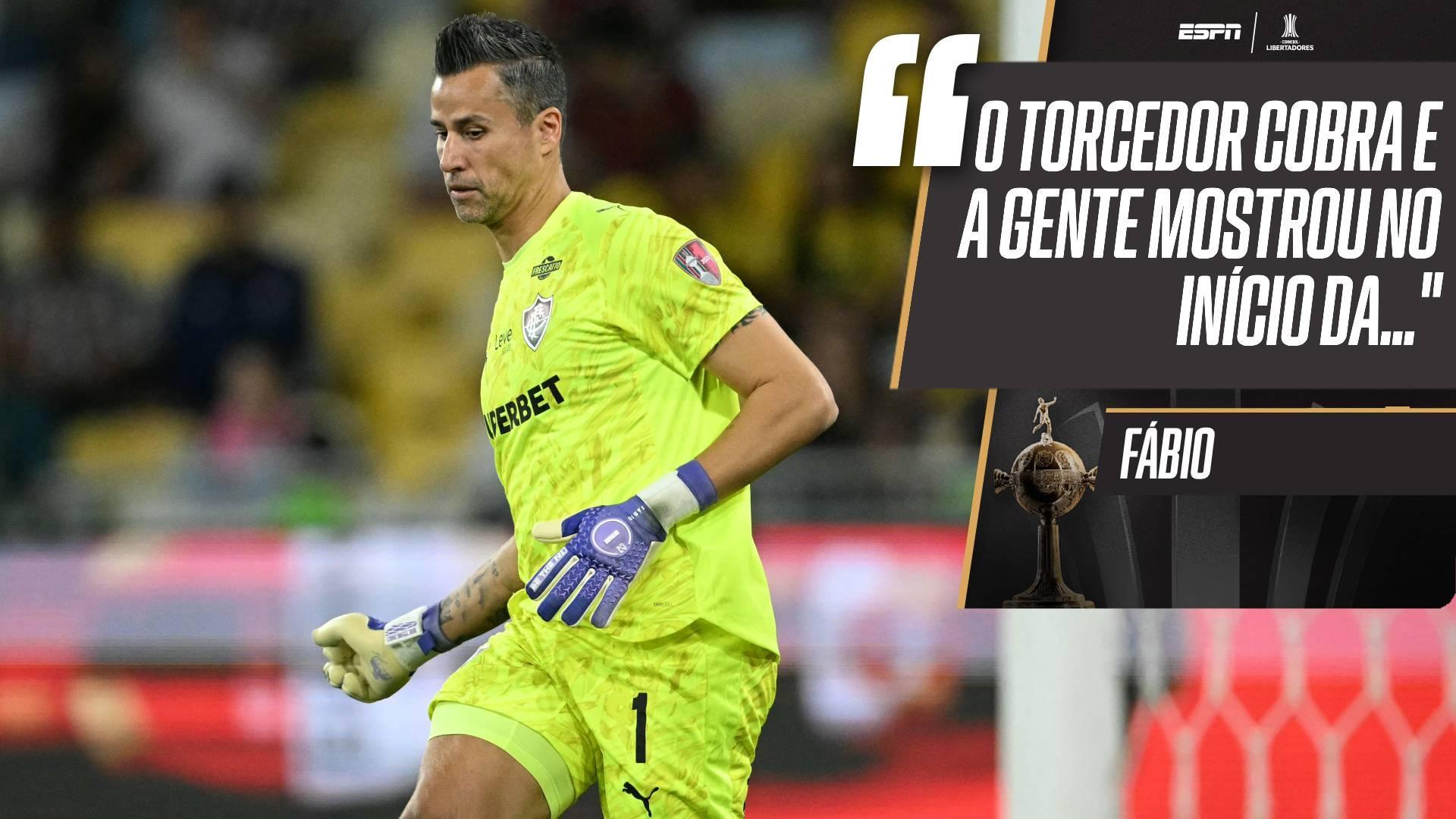 Fábio admite cobrança da torcida do Fluminense e pede reação: 'Temos que trazer alegria'