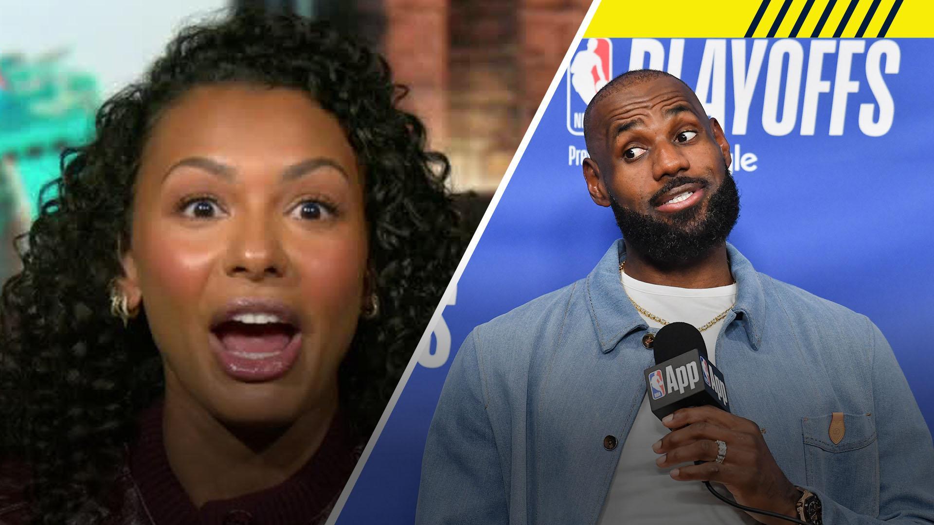 Why Malika Andrews is excited for LeBron's first games with 76ers