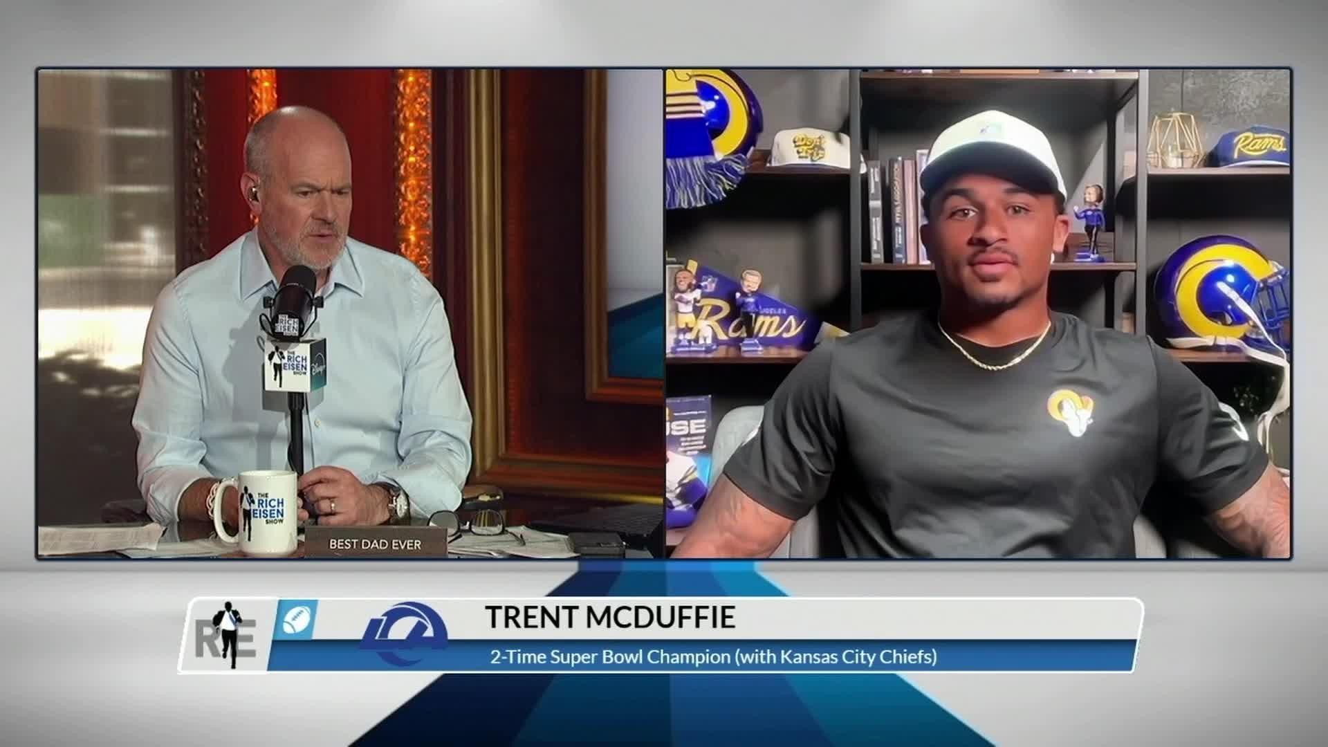 McDuffie to Eisen: Being with Rams 'feels like I'm back at home'