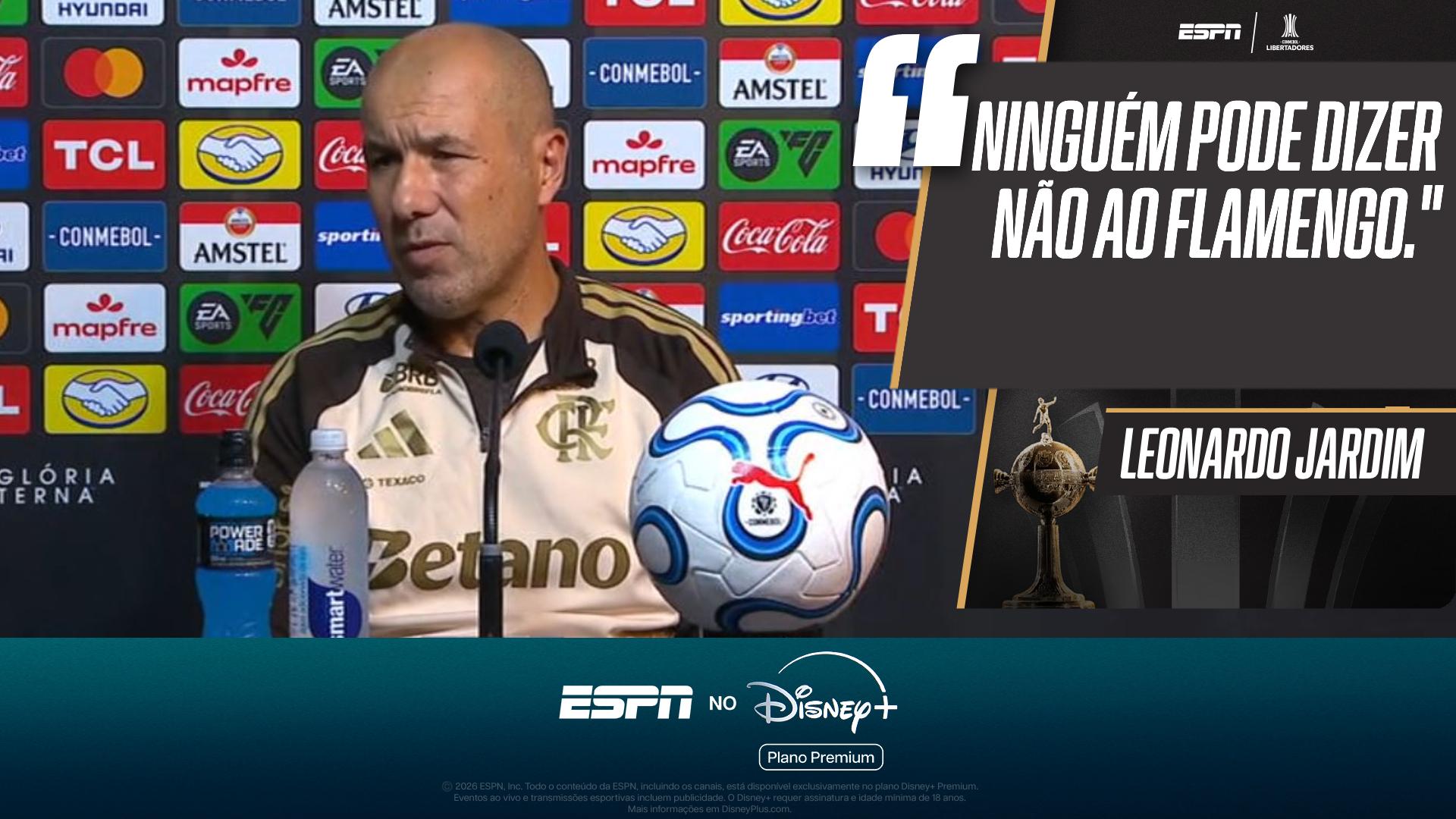 Leonardo Jardim diz que não ficaria no Brasil após saída do Brasil, mas afirma: 'Ninguém pode dizer não ao Flamengo'