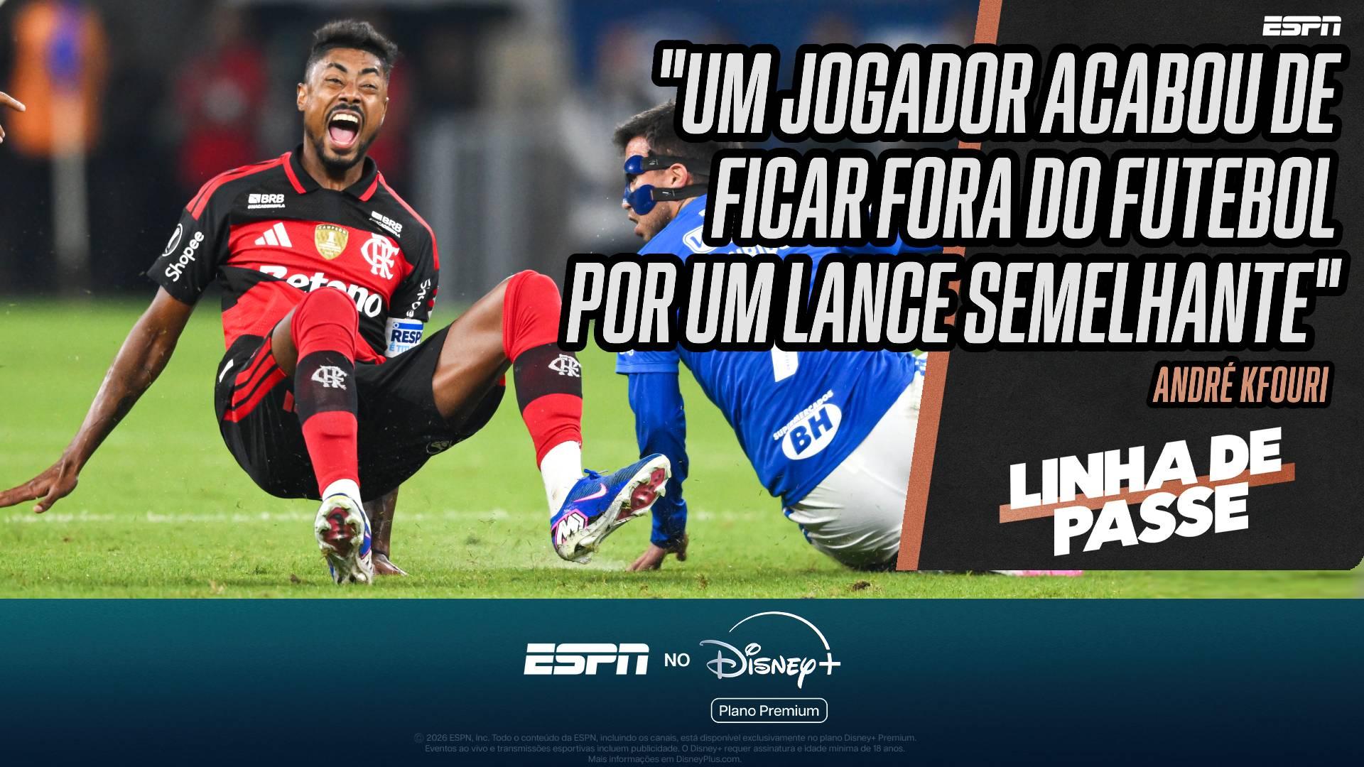André Kfouri compara lance de Bruno Henrique com o de Gabriel Pec: 'Imagem bem assustadora'