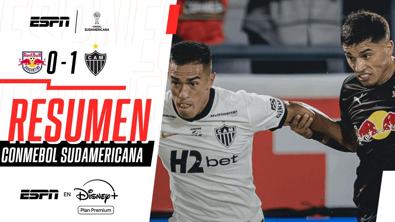 Atlético Mineiro derrotó a Bragantino en la ida de los octavos