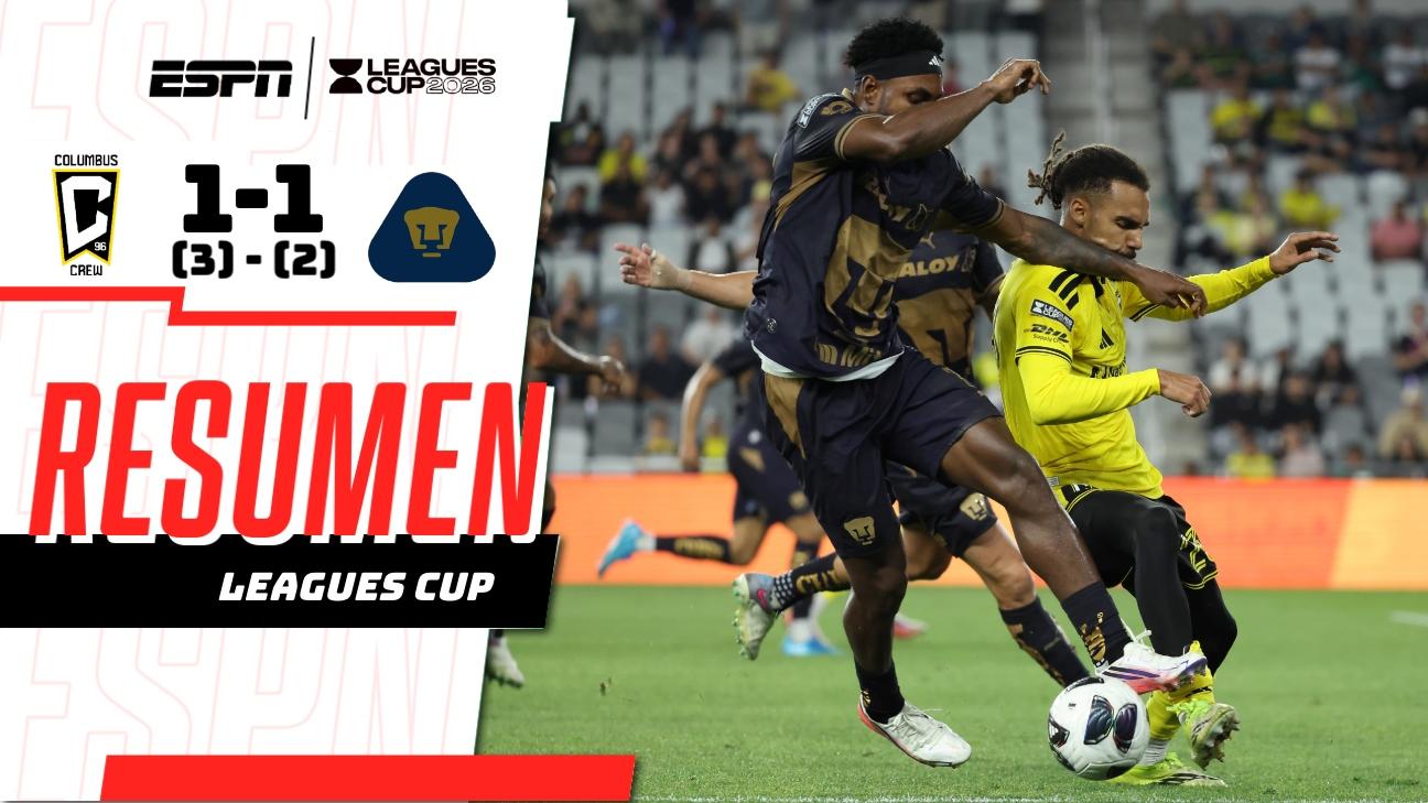 Pumas pierden en penales y se despide sin ganar en la Leagues Cup