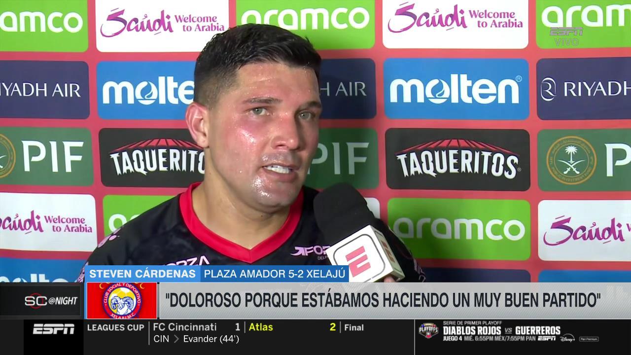 Steven Cárdenas: "Doloroso, hay que alzar la cabeza, nos quedan dos partidos"