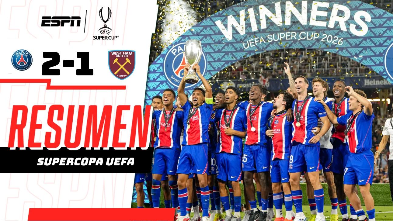 PSG es campeón de la Supercopa de Europa