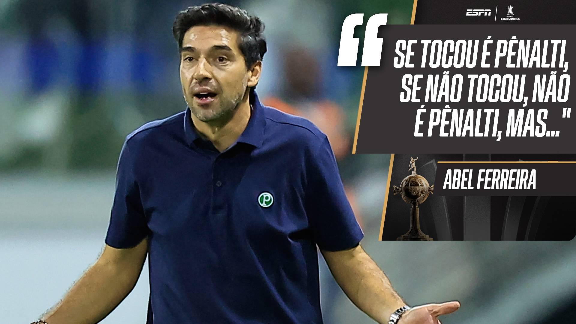 Cerro Porteño teve pênalti não marcado contra o Palmeiras contra o Palmeiras? Abel Ferreira dispara: 'Se o Carlos Miguel tocou...'