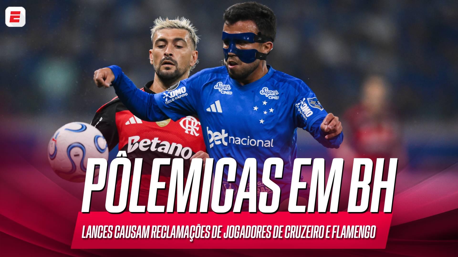 Matheus Henrique merecia expulsão? Léo Pereira fez pênalti? Veja as polêmicas de Cruzeiro x Flamengo pela Libertadores