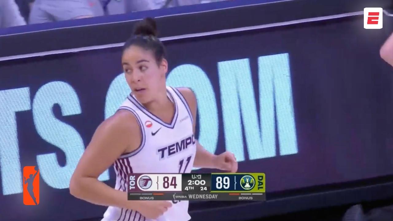 ¡Kia Nurse clava el triple y enciende a su equipo!