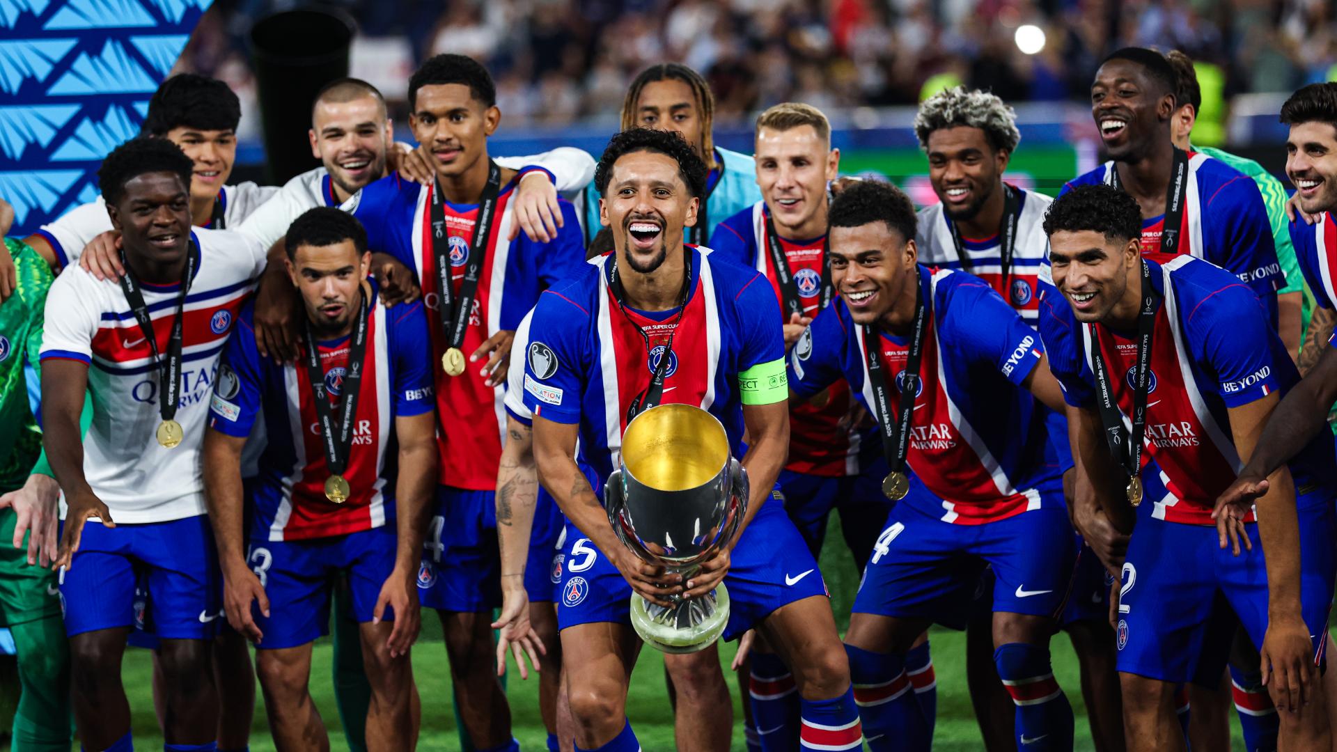 PSG defeat Aston Villa to win back-to-back Super Cups