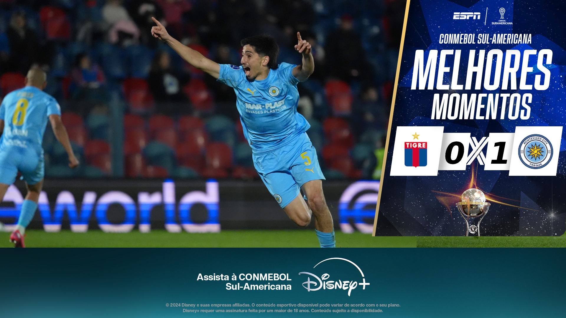 Tigre 0 x 1 Montevideo City Torque na CONMEBOL Sul-Americana: veja os melhores momentos