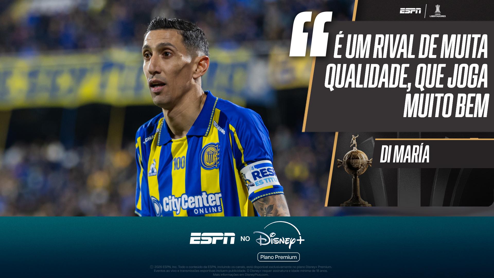 Di María valoriza atuação do Rosário e elogia Corinthians: 'Muita qualidade'