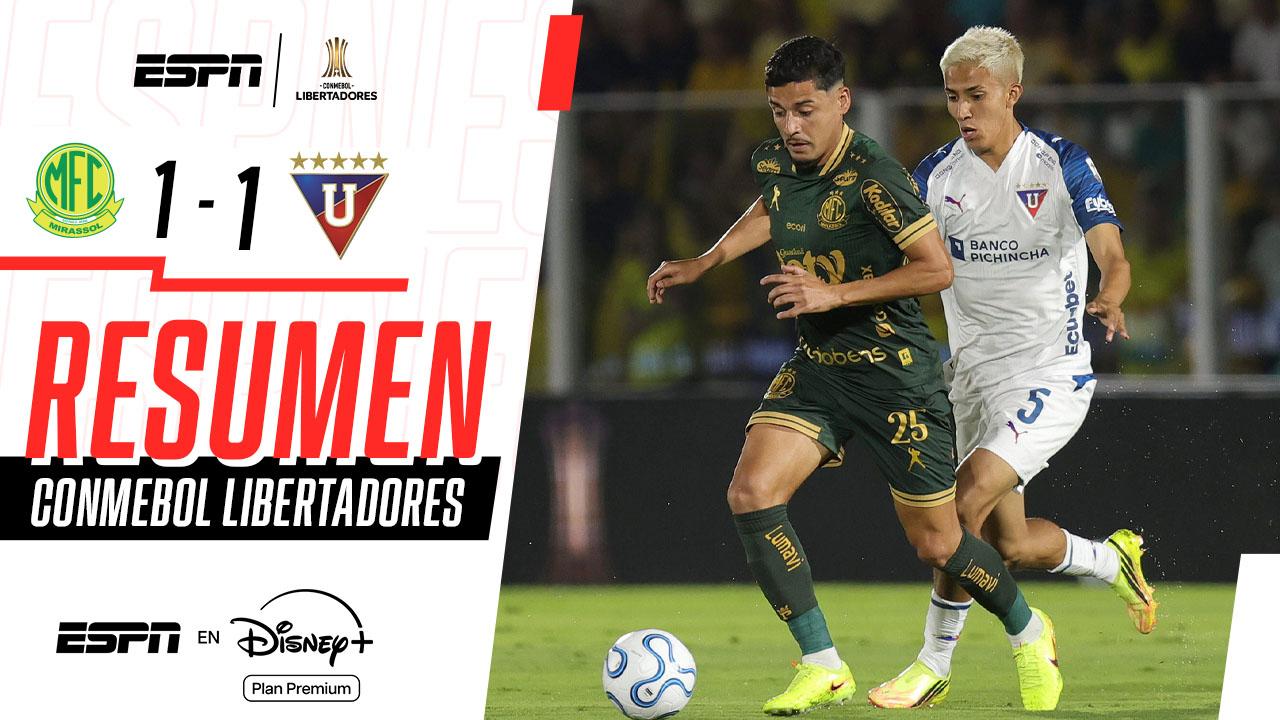 ¡Liga de Quito rescató un valioso empate ante Mirassol en la Libertadores!