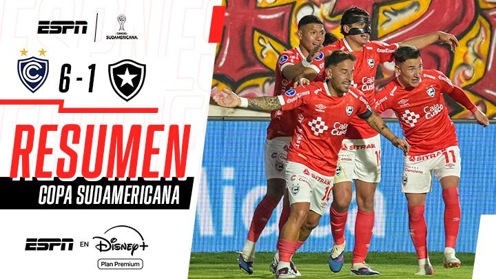 ¡Cienciano pasó por arriba a Botafogo! Fue triunfo 6 a 1 en la Sudamericana