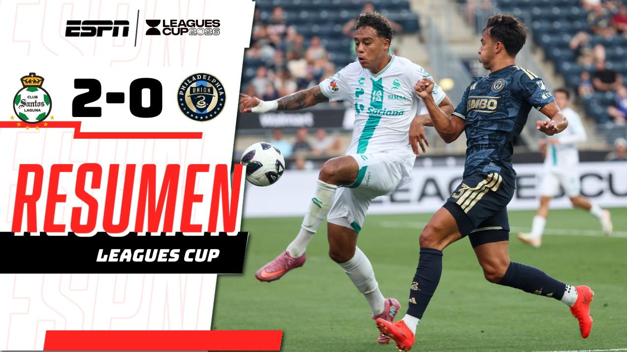 Santos Laguna sorprende a Philadelphia con dos golpes en tres minutos