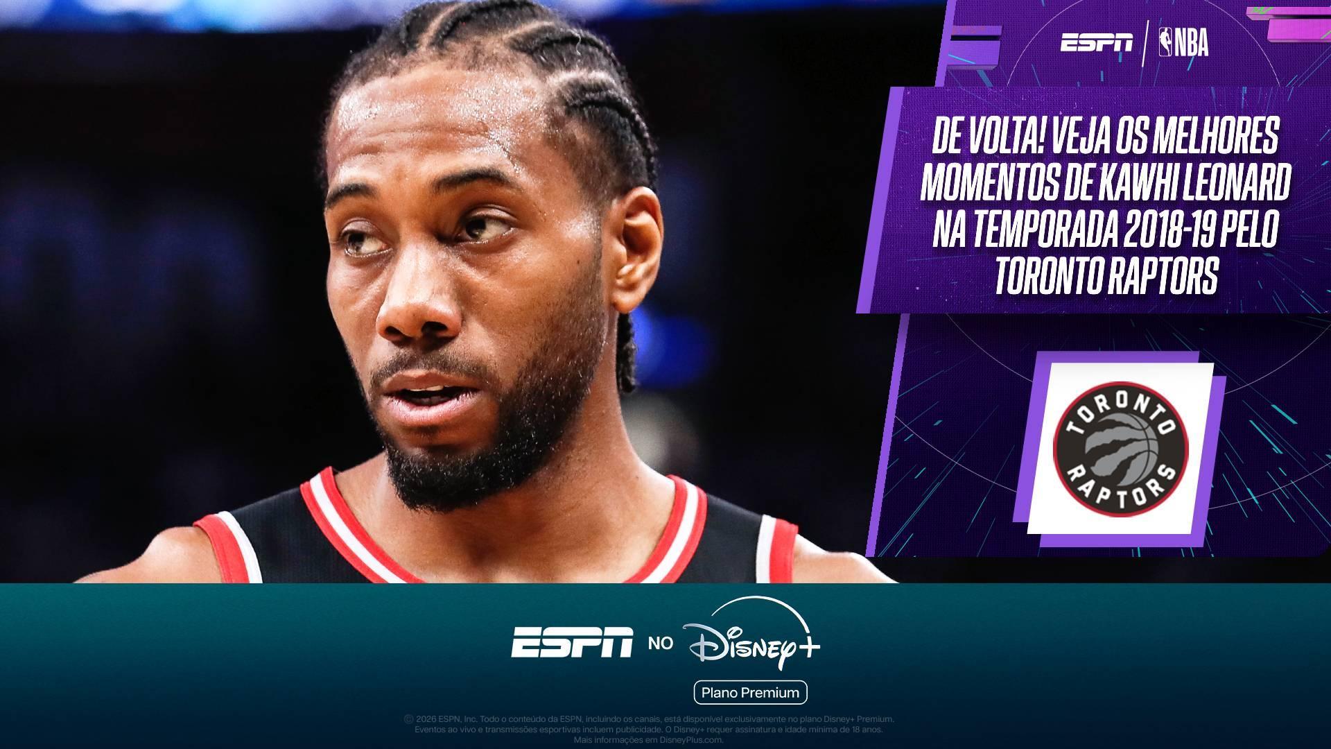 De volta! Veja os melhores momentos de Kawhi Leonard na temporada 2018-19 pelo Toronto Raptors
