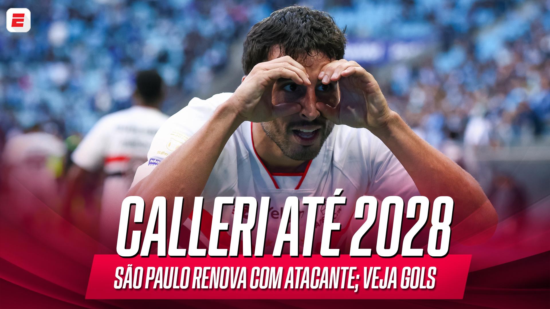 ELE FICA! São Paulo anuncia renovação de contrato com Jonathan Calleri; VEJA gols do atacante!