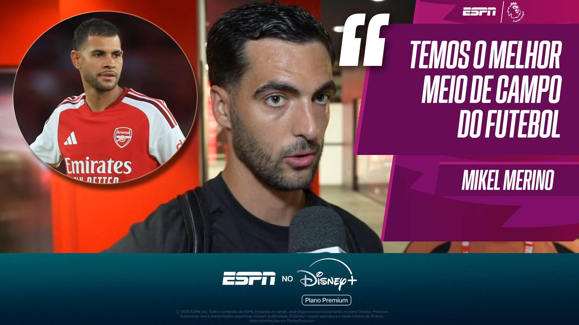 Merino exalta chegada de Bruno Guimarães ao Arsenal e vai além: 'Temos o melhor meio de campo do mundo'