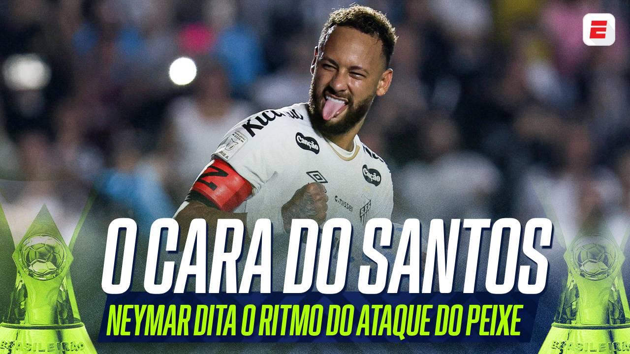 Neymar tem a missão de conduzir o Santos contra o Vasco; VEJA gols e assistências do craque