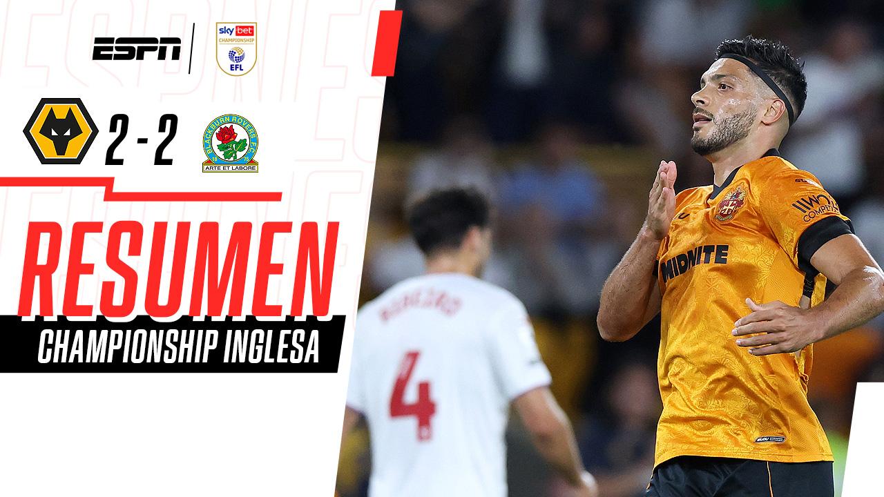 Raúl Jiménez da empate a Wolves en Championship