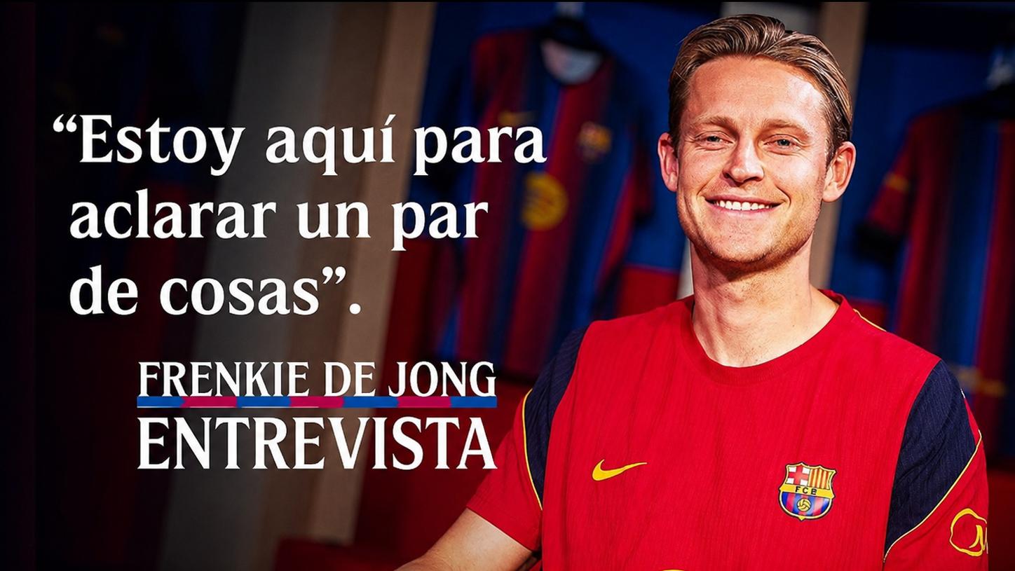 De Jong habla de su lesión y de "Las mentiras que se publican"