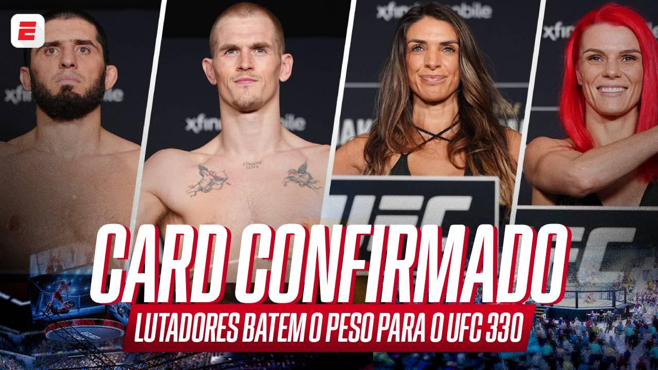 Makhachev x Ian Garry, Mackenzie Dern x Gillian Robertson batem peso e confirmam duelos do UFC 330