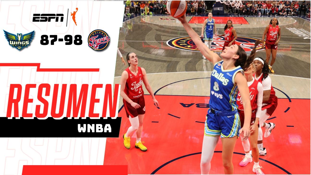 Indiana Fever cierra con fuerza y vence a Dallas Wings