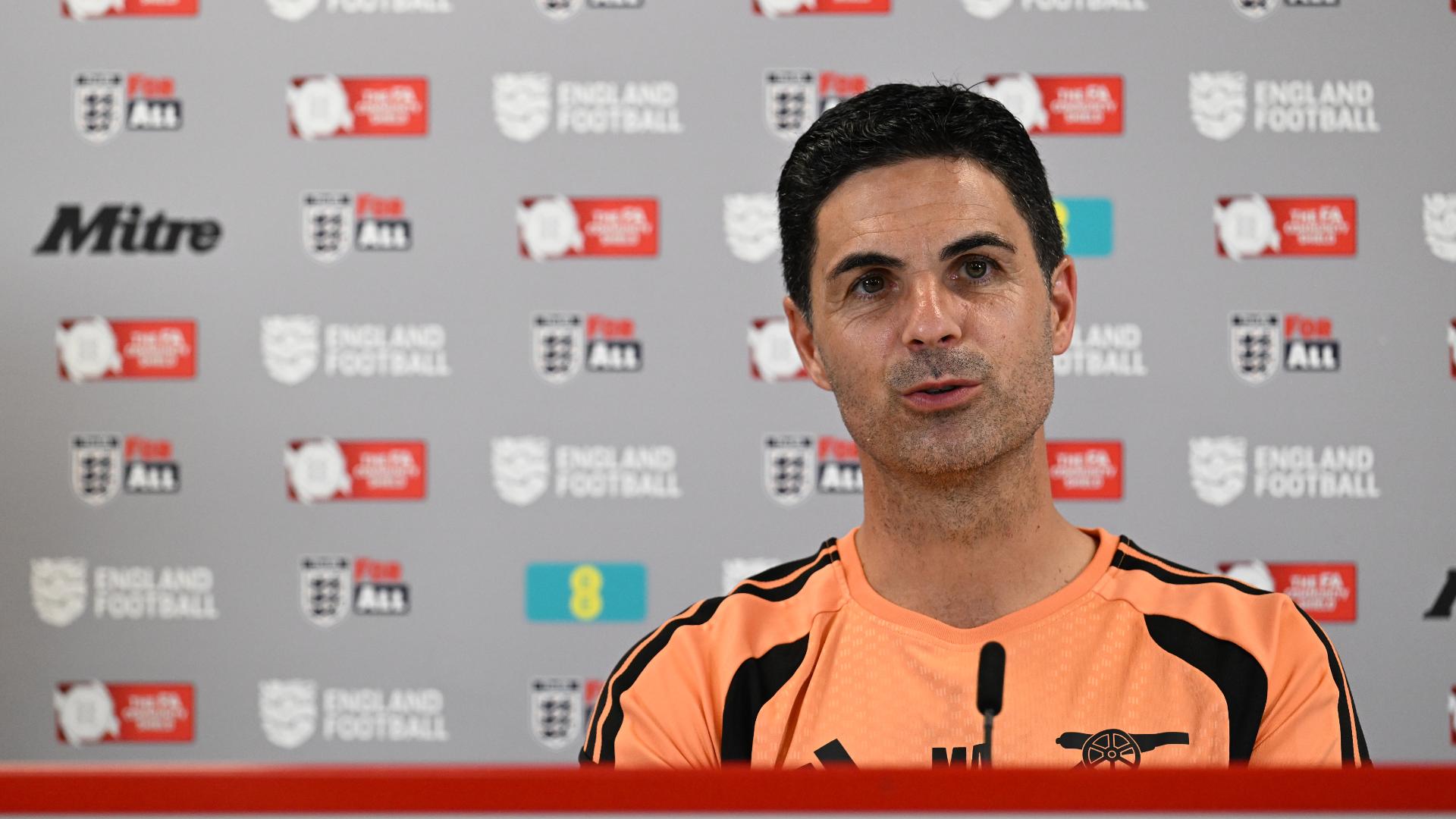 Arteta warns Arsenal will be 'at maximum level' for Community Shield
