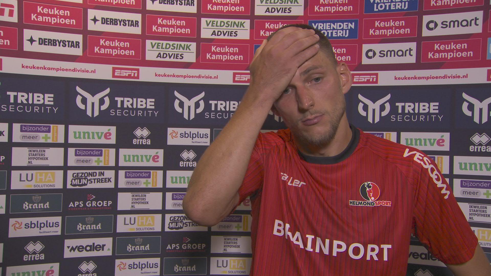 Koglin: "Uiteindelijk verlies je door twee spelhervattingen en dat kan gewoon niet"
