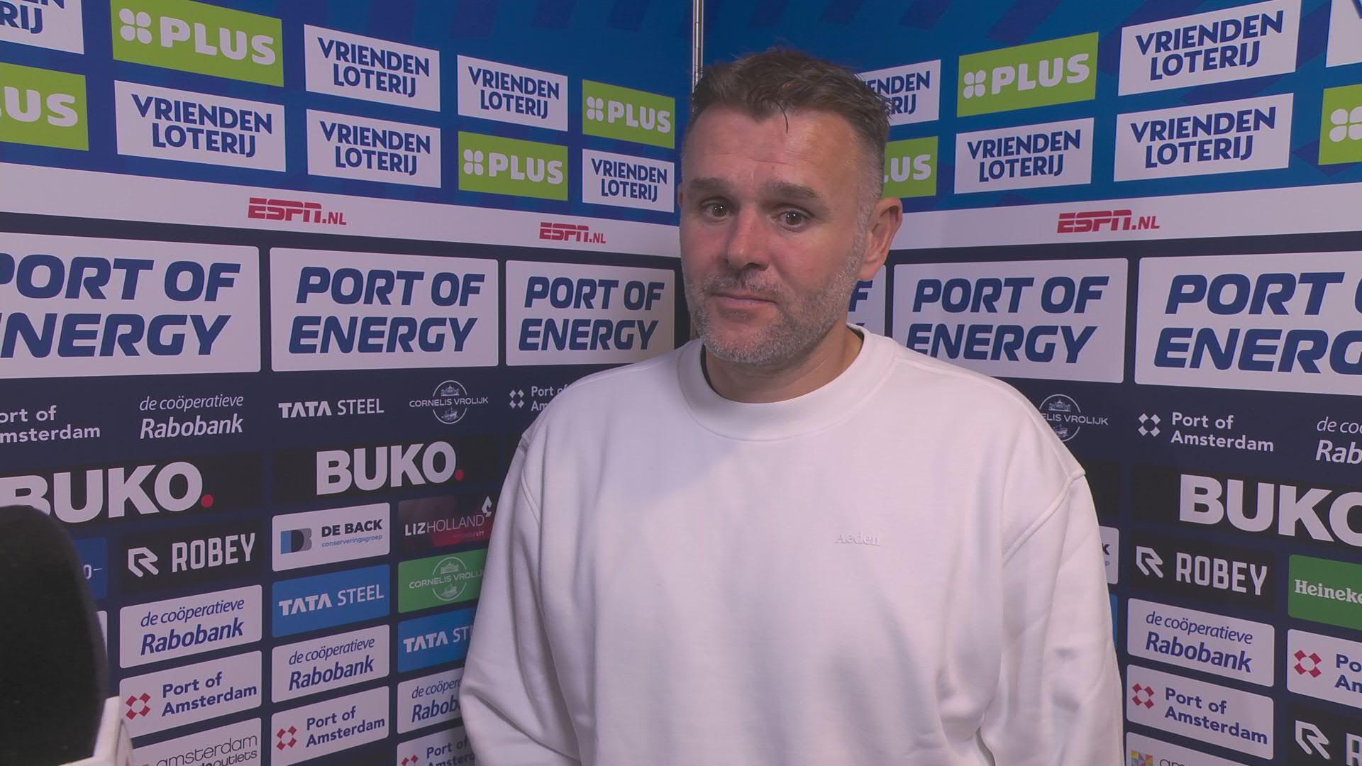 Brugge: "Waren slordiger dan vorige week en daar heeft Sparta goed gebruik van gemaakt"