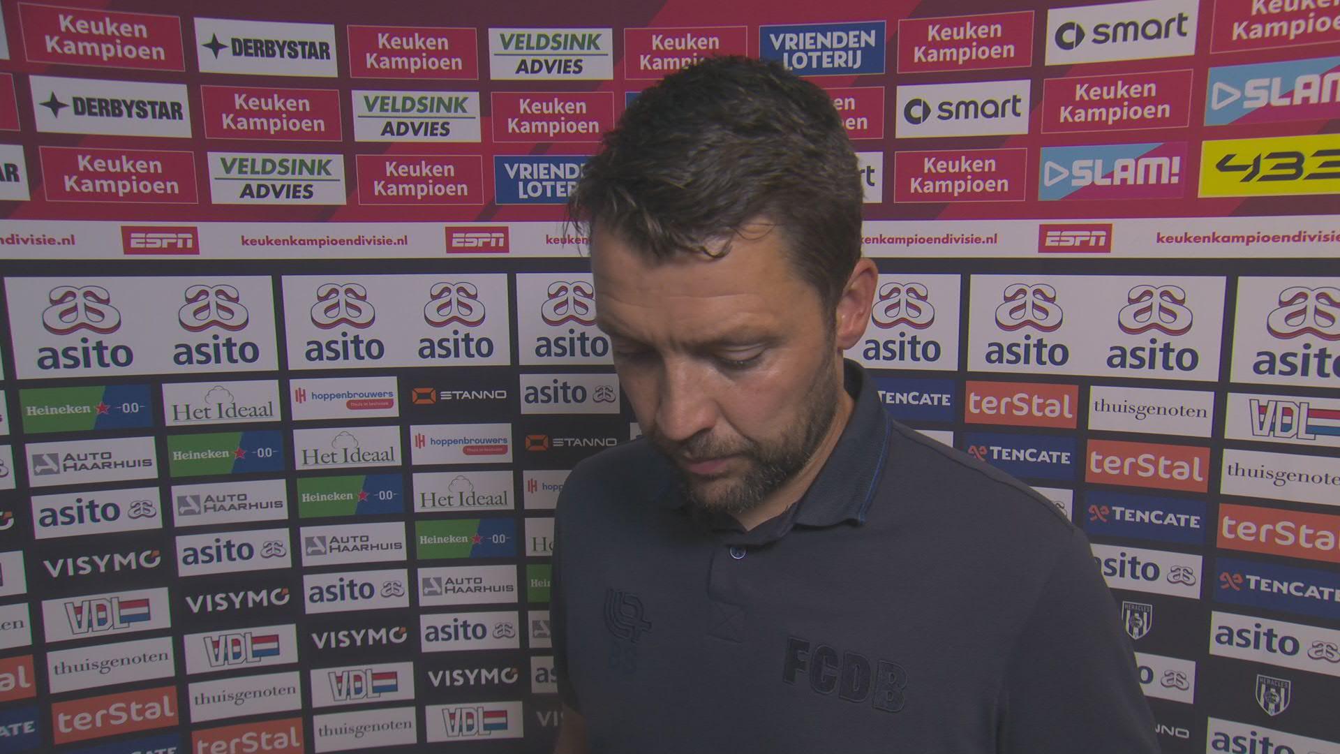 Schreuder: "Uiteindelijk hebben we de kans om gelijk te spelen laten liggen"