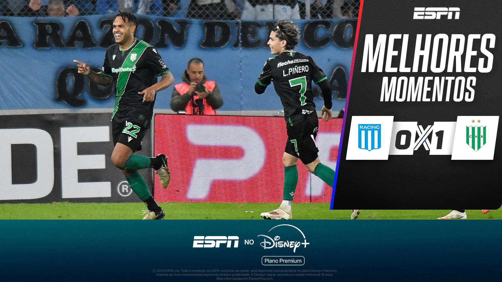 Racing 0 x 1 Banfield no Campeonato Argentino: veja os melhores momentos