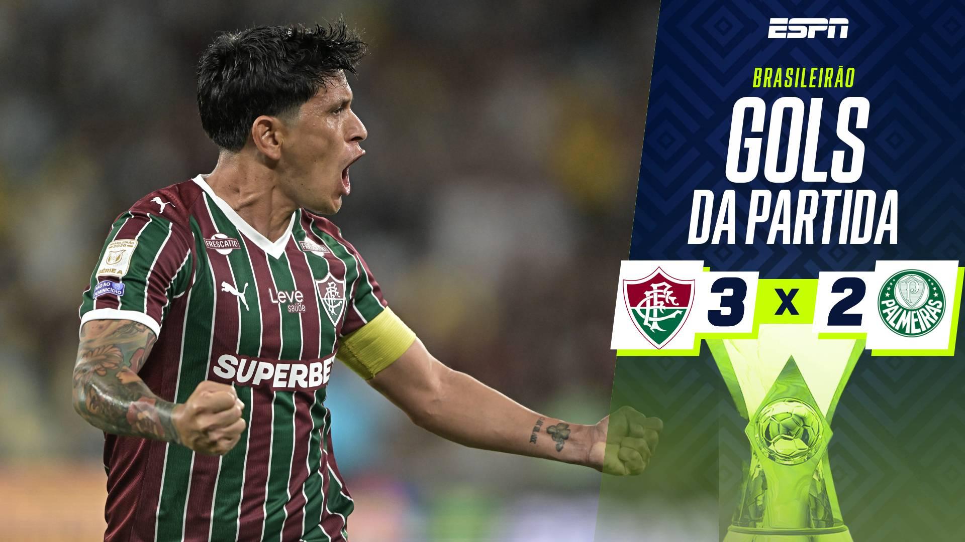 Hulk e Cano marcam, e Fluminense vence o Palmeiras de virada no Brasileirão; VEJA os gols