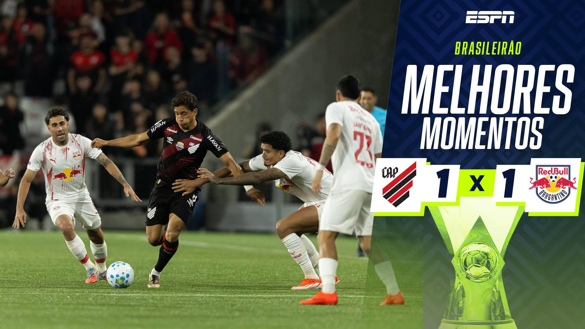 Athletico-PR e Red Bull Bragantino só empatam no Brasileirão; VEJA como foi