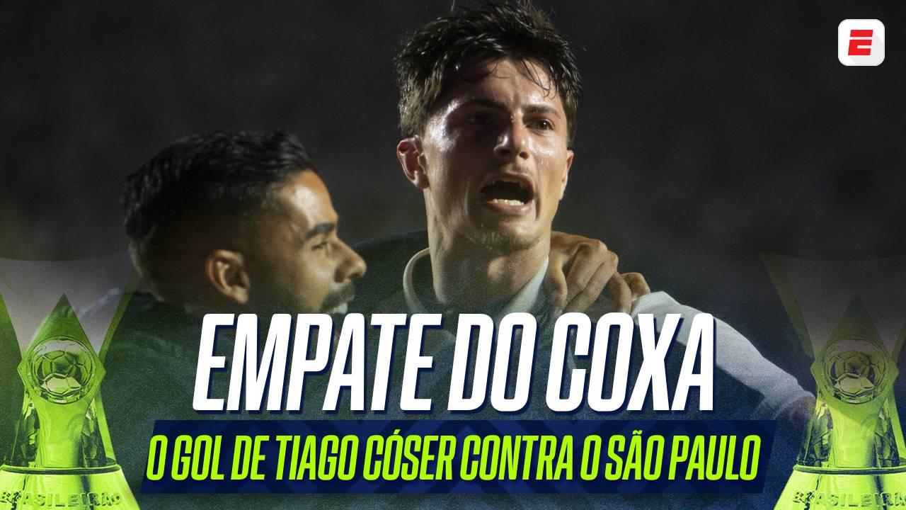 Gol do Coritiba! Após saída errada de Rafael, Tiago Cóser empata contra o São Paulo; VEJA