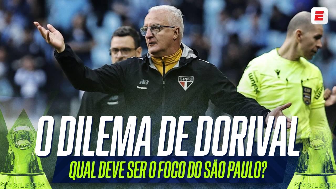 Dorival vive 'dilema' no comando do São Paulo antes de enfrentar o Coritiba pelo Brasileirão