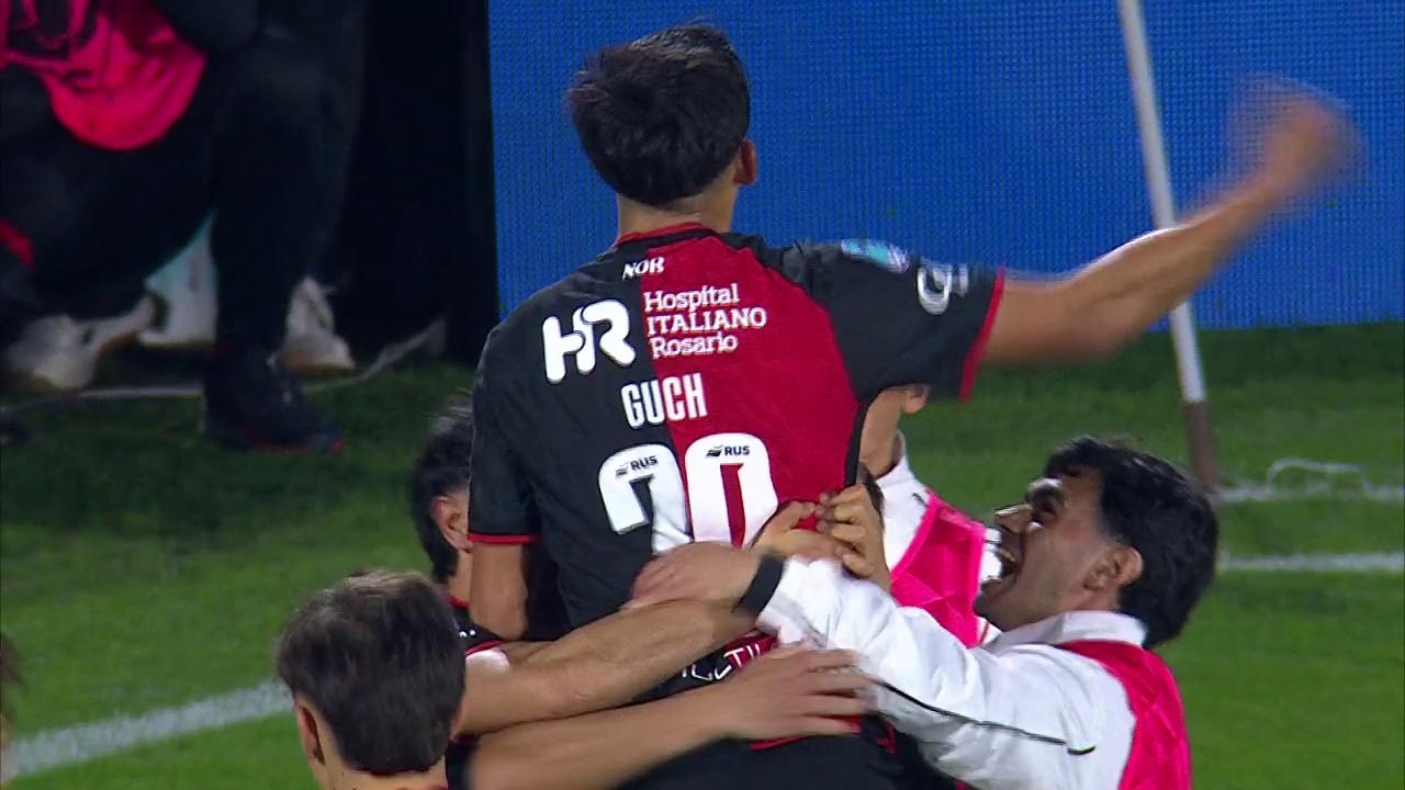 ¡Golazo de Guch para el 1-0 de Newell's sobre Riestra!
