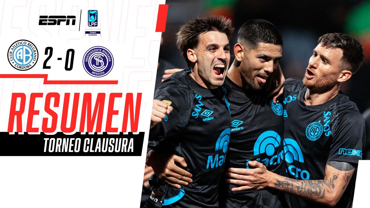 Belgrano se hizo fuerte de local y venció a Independiente Rivadavia