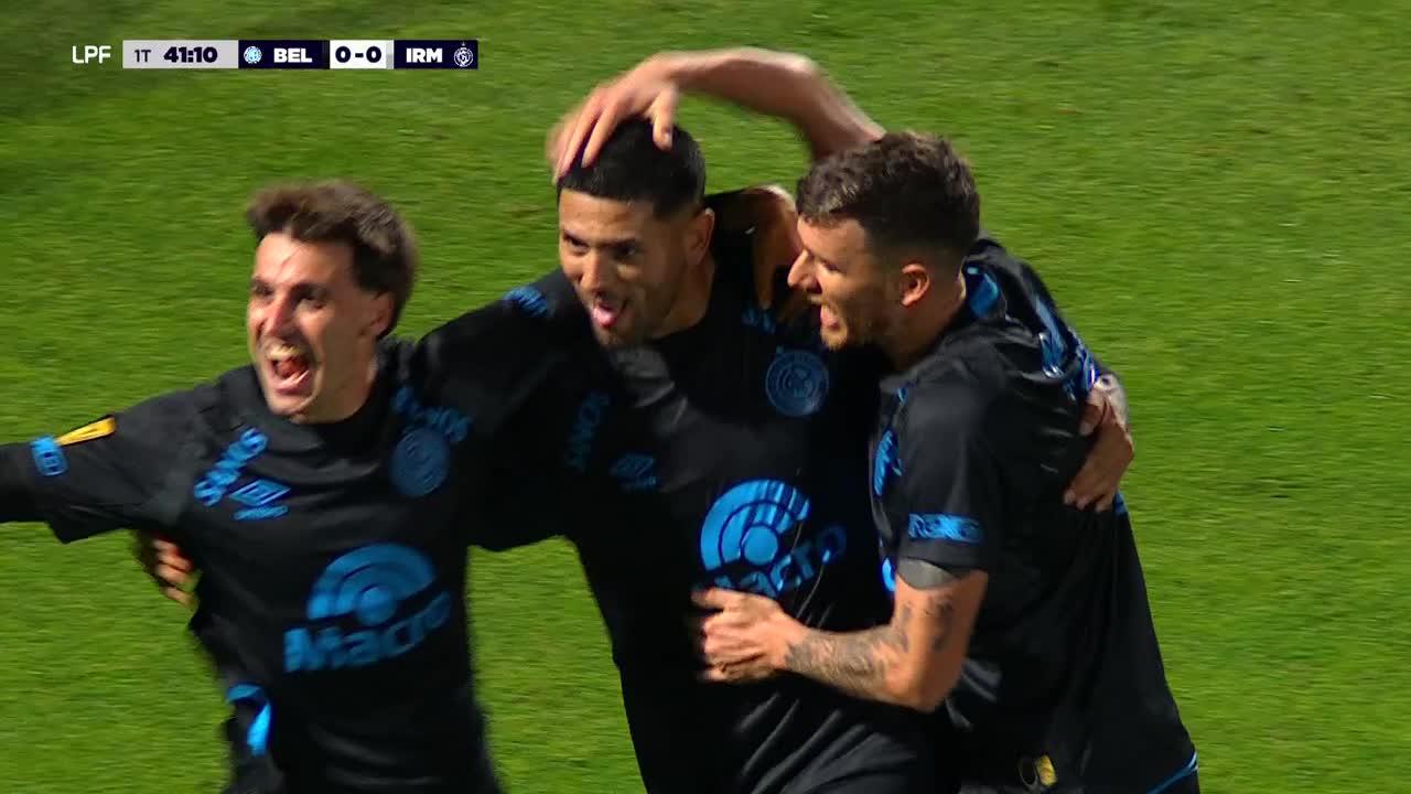 Bottari la metió en contra para que Belgrano festeje el 1-0