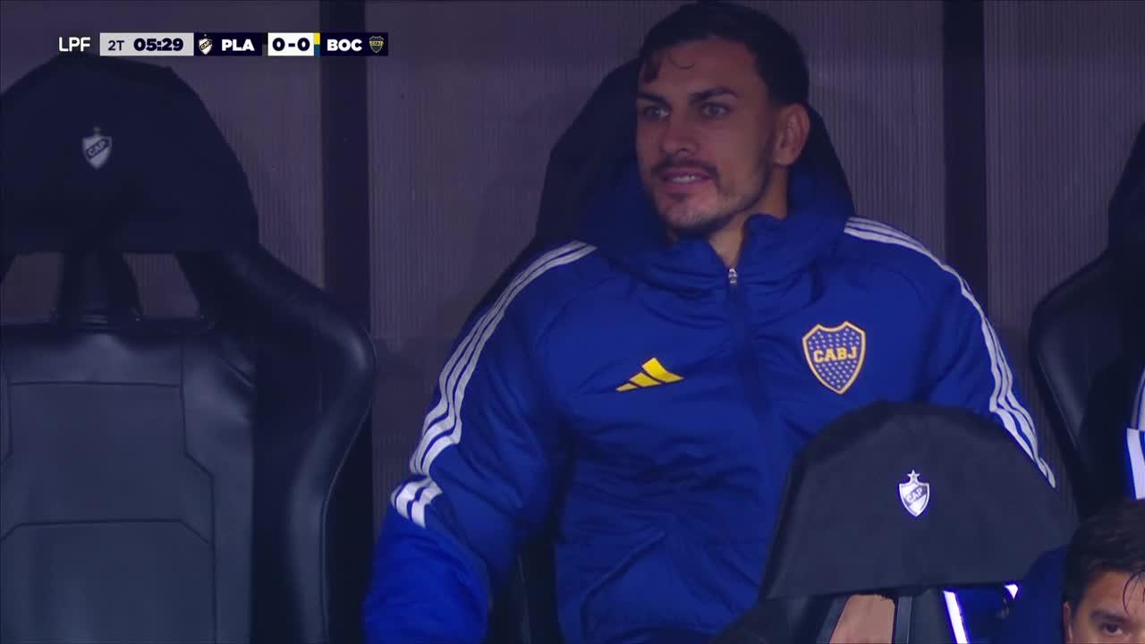 Paredes, afuera en el entretiempo ante Platense