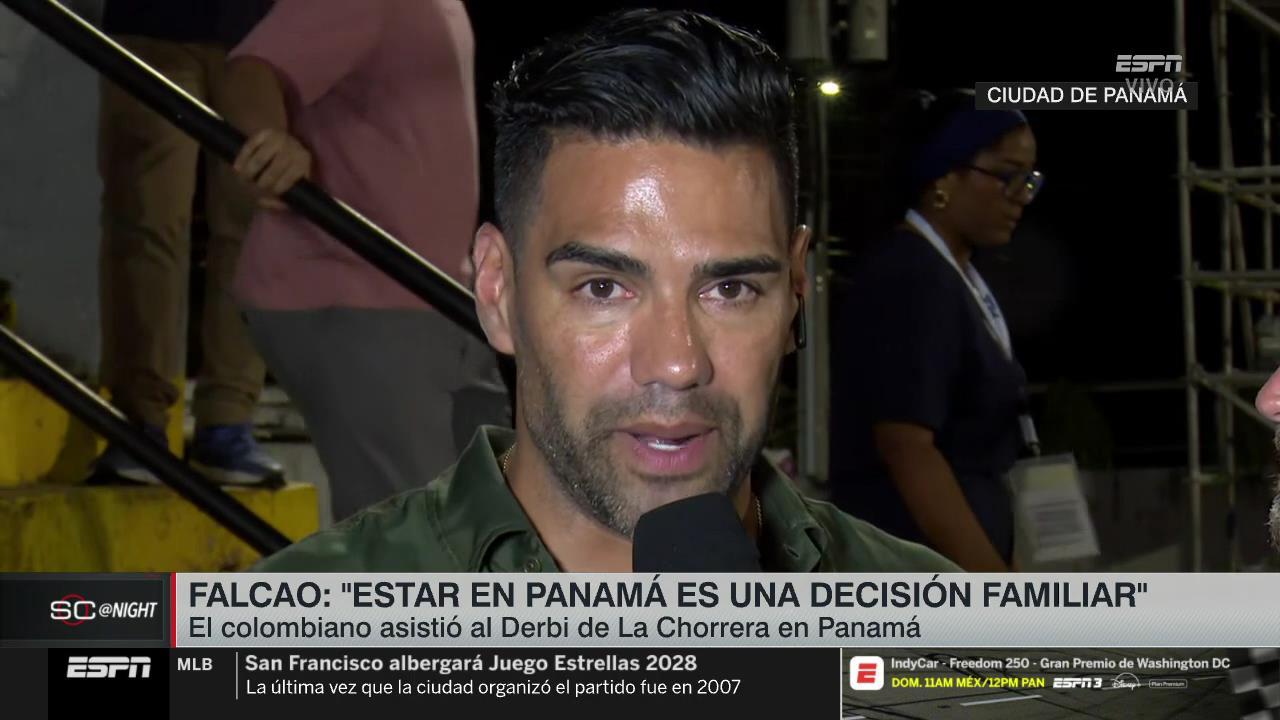 Radamel Falcao sobre su presencia en Panamá: "Es una decisión familiar residir acá"