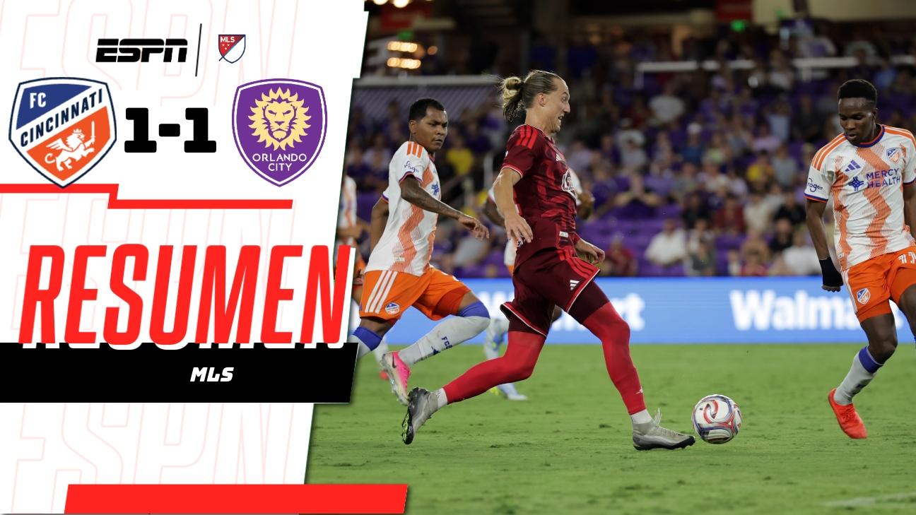 Orlando City rescata un empate ante Cincinnati