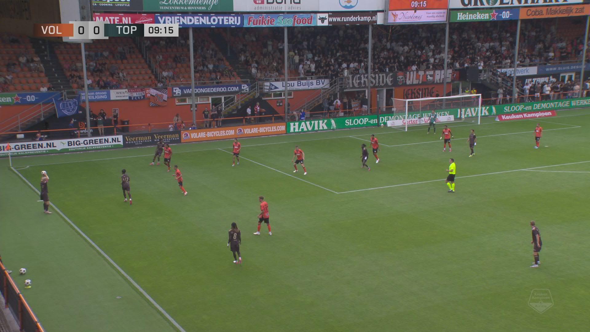 Plat maakt twee goals binnen kwartier | Samenvatting FC Volendam - TOP Oss