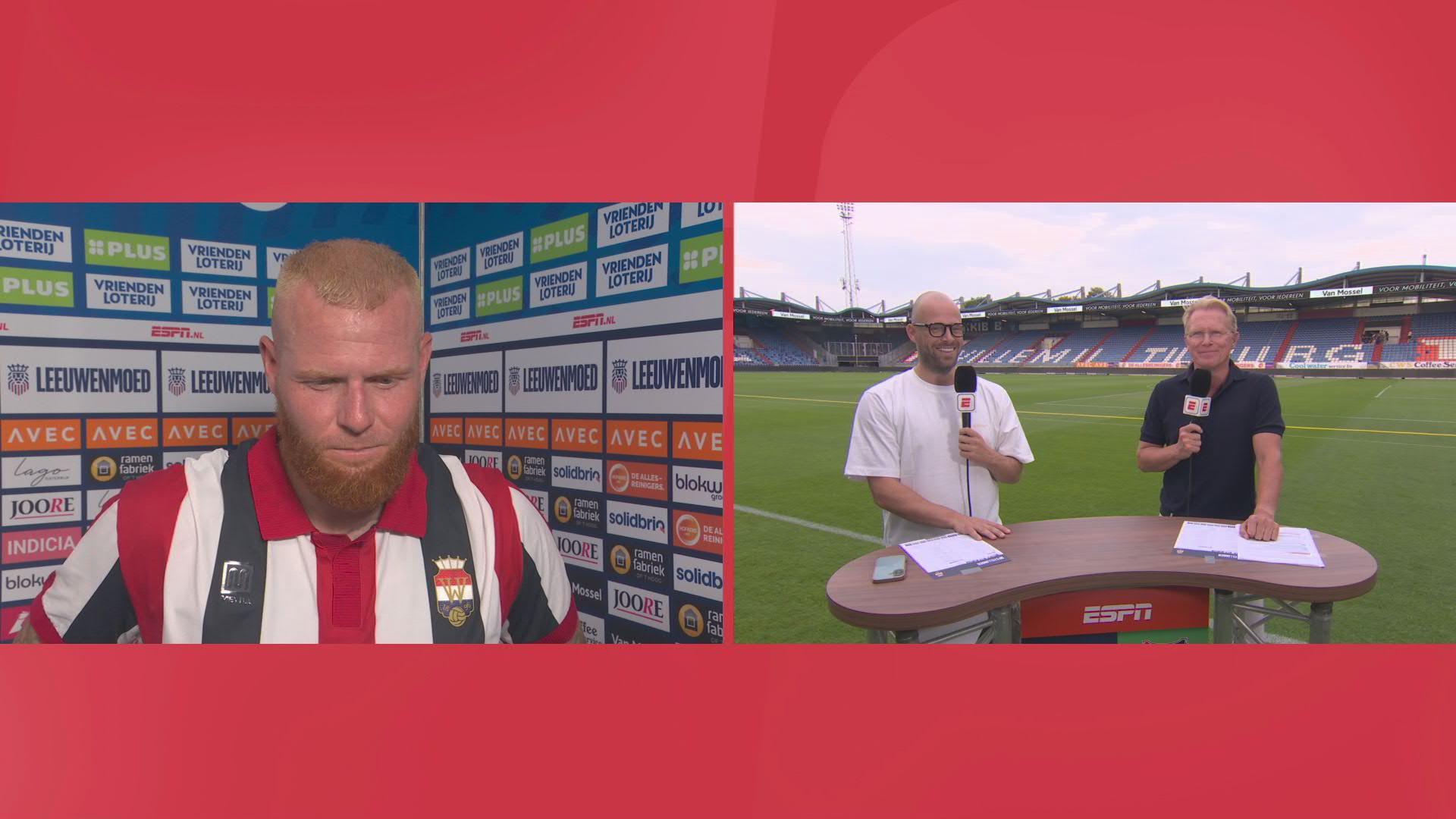 Verheydt na Eredivisie-debuut: "Leuk om dit ook een keer mee te maken"