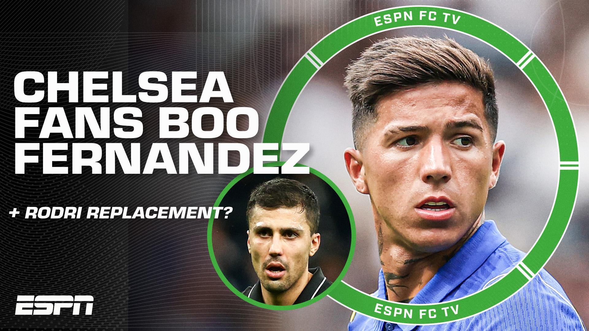 REACTION to Chelsea fans BOOING Enzo Fernández + Who will replace Rodri at Man City?