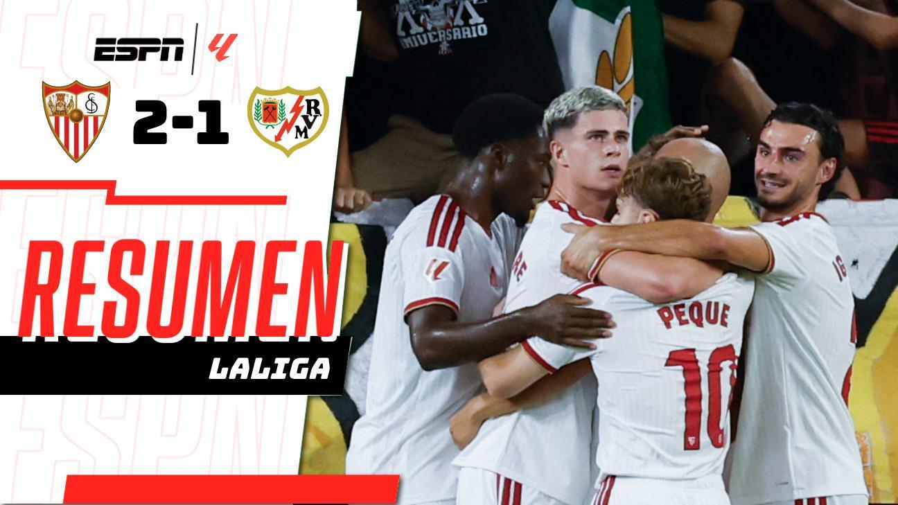 Sevilla firma su primer triunfo de la temporada ante el Rayo Vallecano