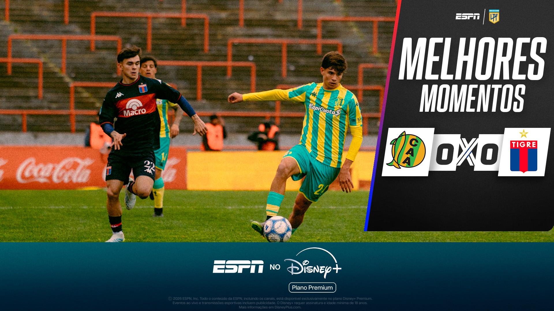 Aldosivi 0 x 0 Tigre no Campeonato Argentino: veja os melhores momentos