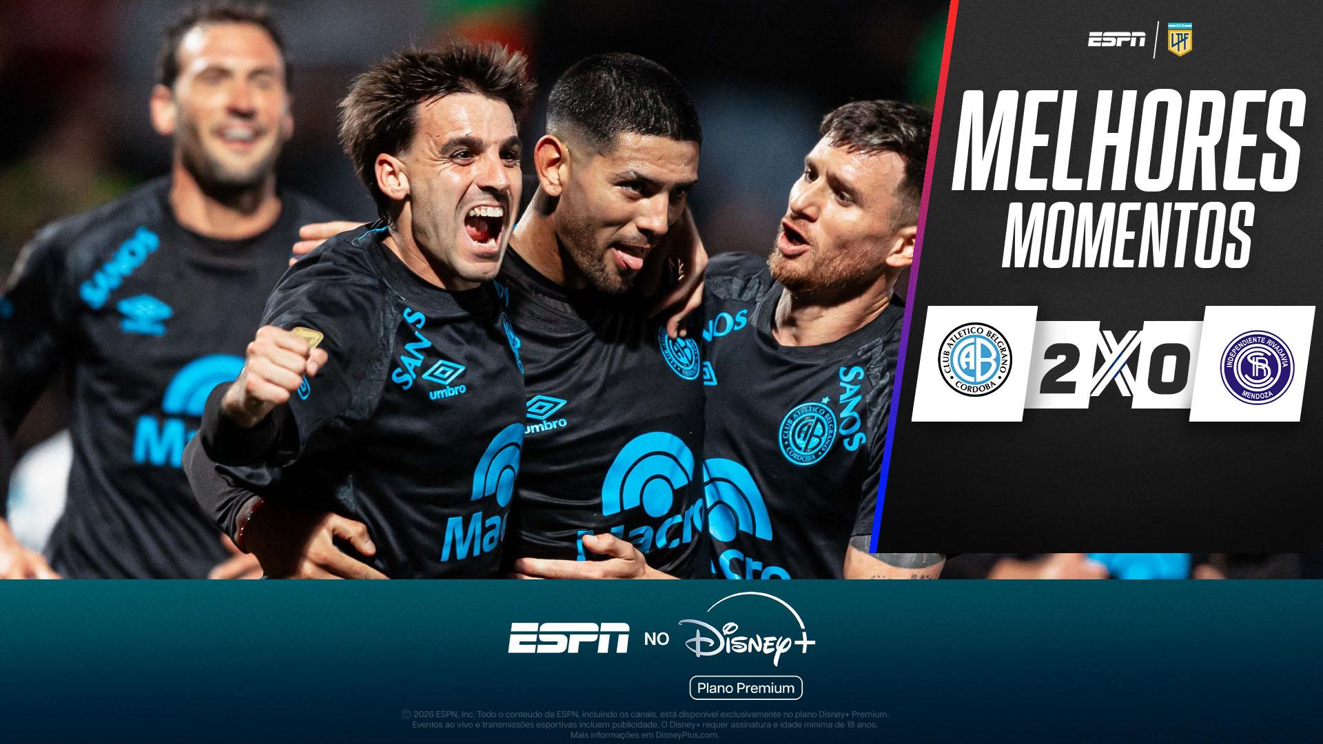 Belgrano 2 x 0 Independiente Rivadavia no Campeonato Argentino: veja os melhores momentos