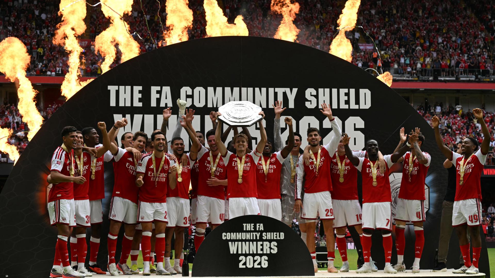 Arsenal thrash Man City to take home FA Community Shield